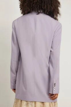 Dries Van Noten Bliss Tuxedo Jacket In Lilac -All Seasons Style dries BlissTuxedoJacketinLilac 3