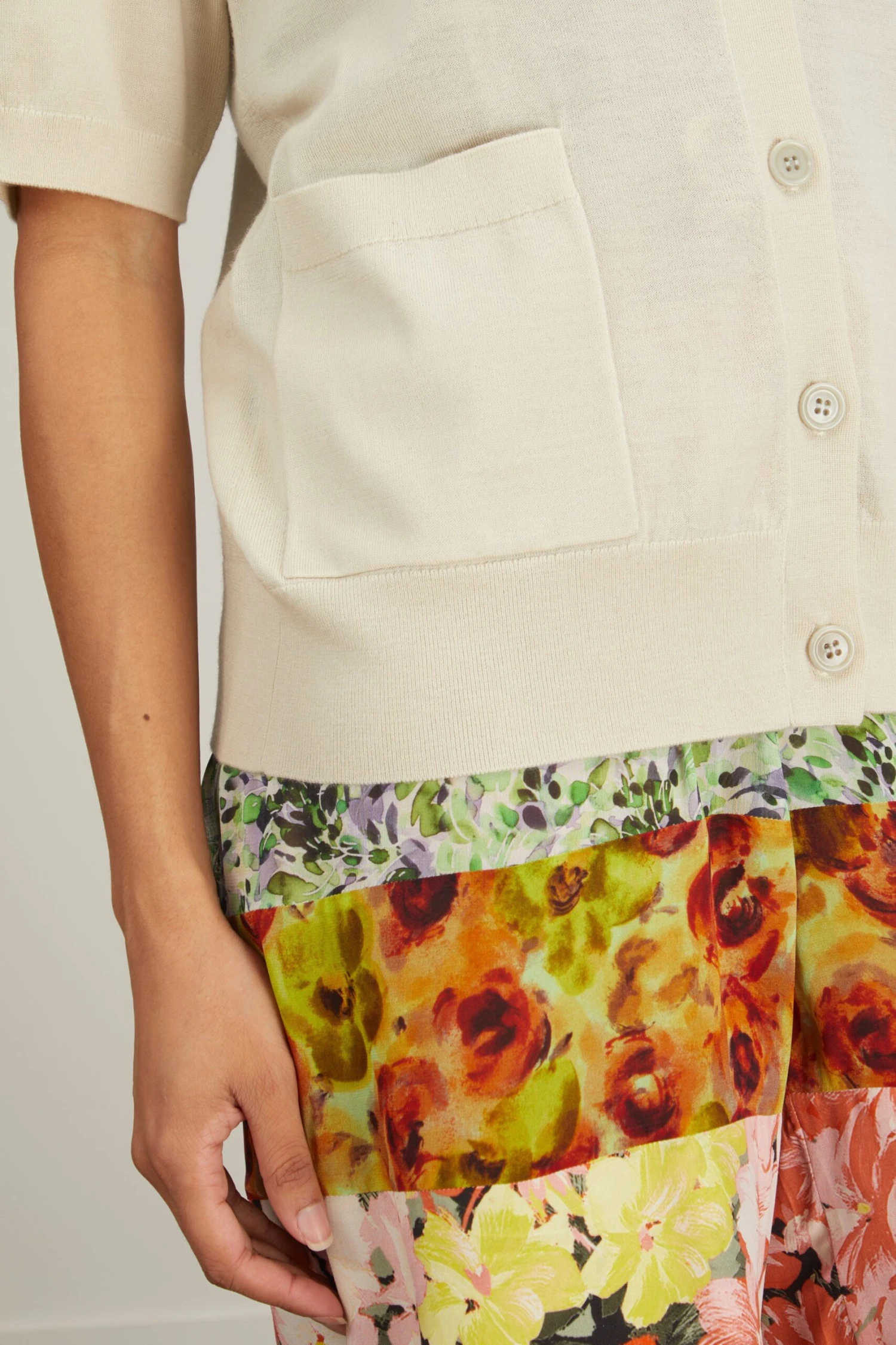 Dries Van Noten Tulie Cardigan In Ecru 7 Dries Van Noten Tulie Cardigan In Ecru - Image 5