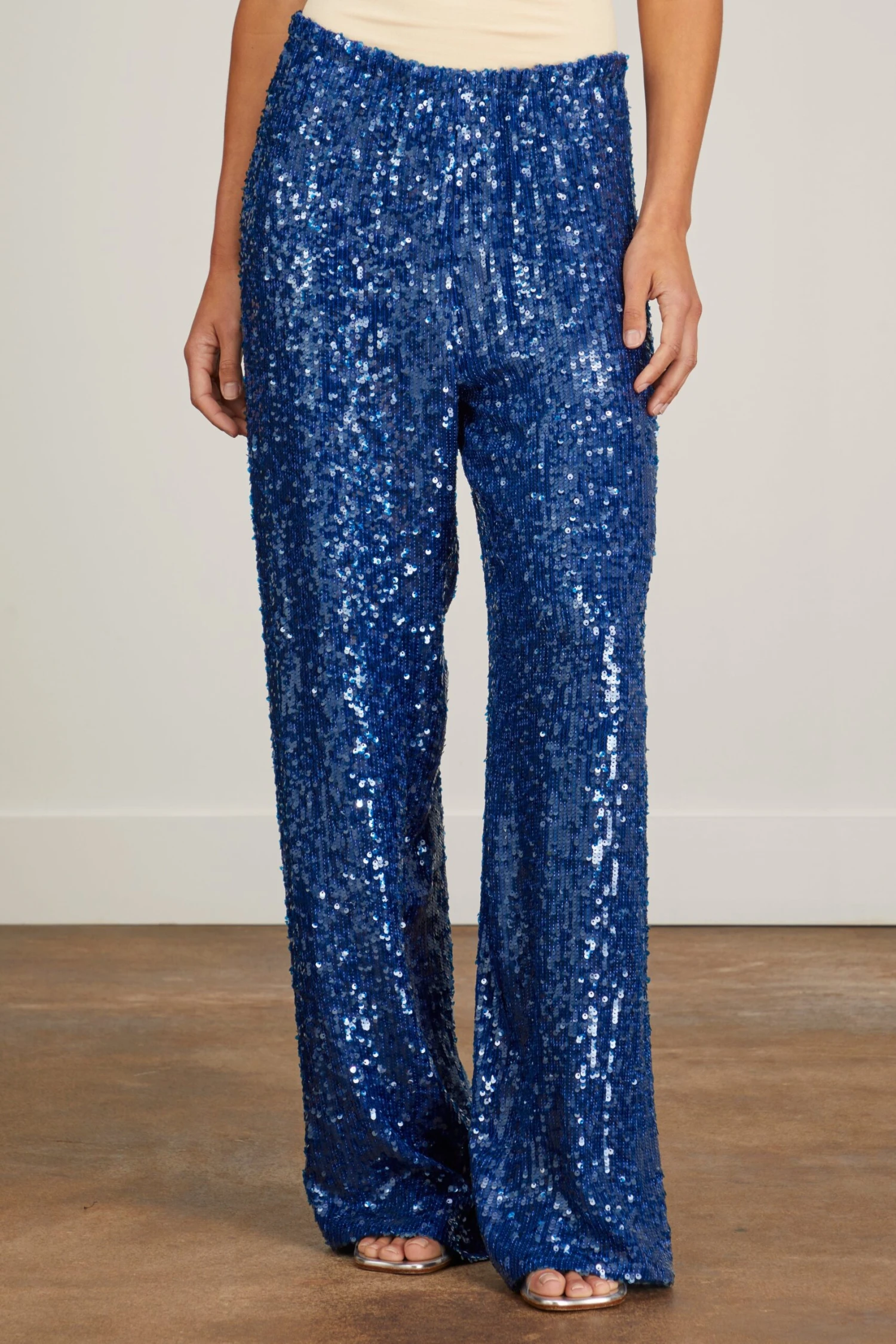 Dries Van Noten Puvis Long Embroidered Pant In Blue 5 Dries Van Noten Puvis Long Embroidered Pant In Blue - Image 3