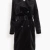 Bogart Velvet Trench Coat In Black 1 Bogart Velvet Trench Coat In Black -All Seasons Style e457e4abe4bb7e9a2b9cc69ea646d684