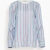 DOROTHEE SCHUMACHER Luxurious Blouse In Colorful Mix With Stripes 1 DOROTHEE SCHUMACHER Luxurious Blouse In Colorful Mix With Stripes -All Seasons Style ea5bd0436abf5d5df7d9ffcad9f160c7