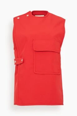 Gilet Vest In Red Fire