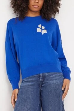Marisans Pullover In Electric Blue -All Seasons Style etoileisabelmarant MarisansPulloverinElectricBlue 2