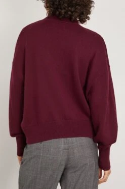 Nash Turtleneck Sweater In Dark Plum 9 Nash Turtleneck Sweater In Dark Plum -All Seasons Style etoileisabelmarant NashTurtleneckSweaterinDarkPlum 3