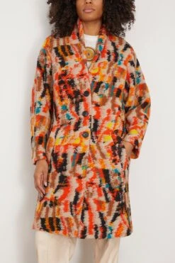 Sharon Coat In Orange 7 Sharon Coat In Orange -All Seasons Style etoileisabelmarant SharonCoatinOrange 2