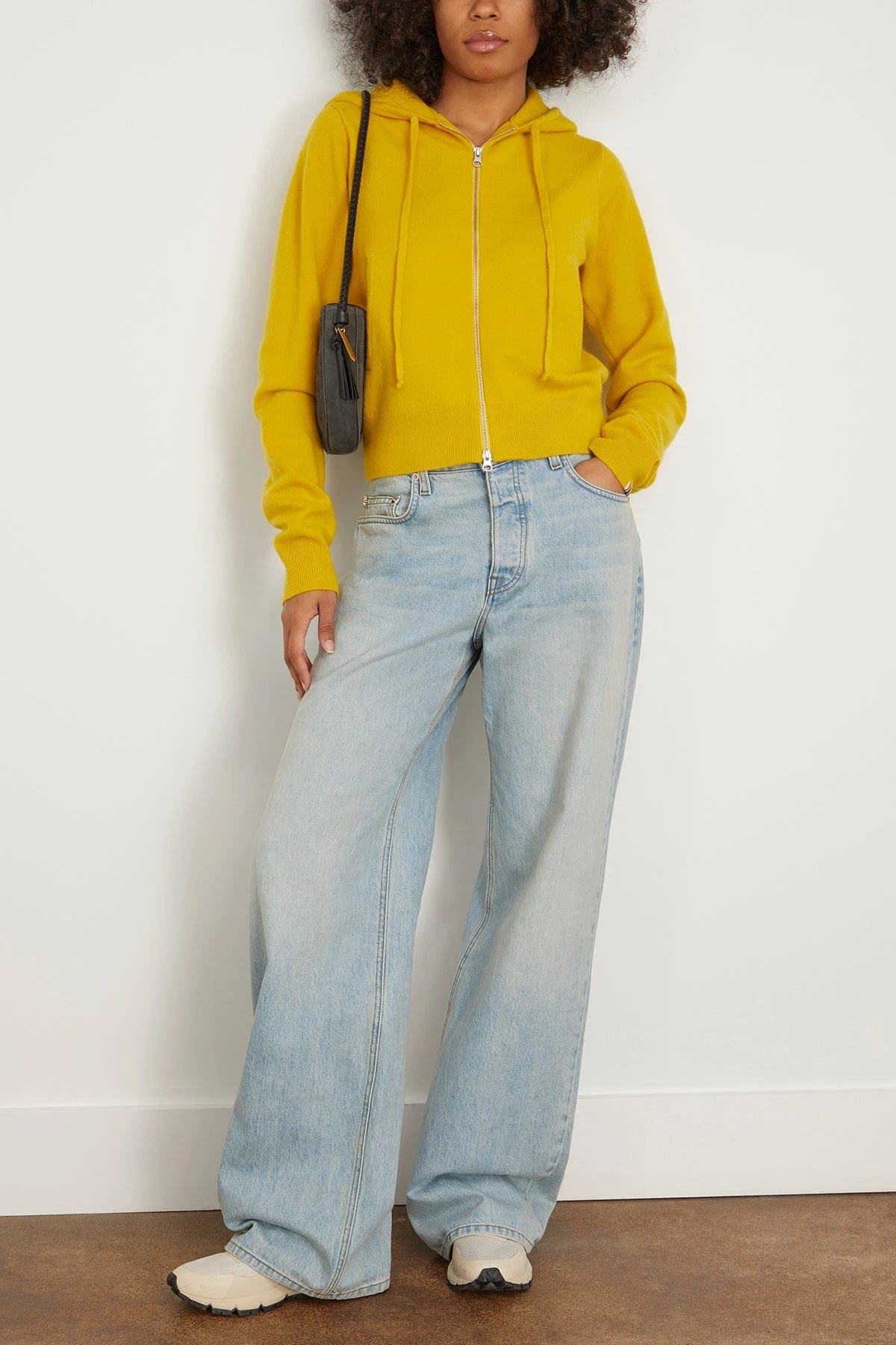 Hood Cardigan In Sunflower 4 Hood Cardigan In Sunflower - Image 2