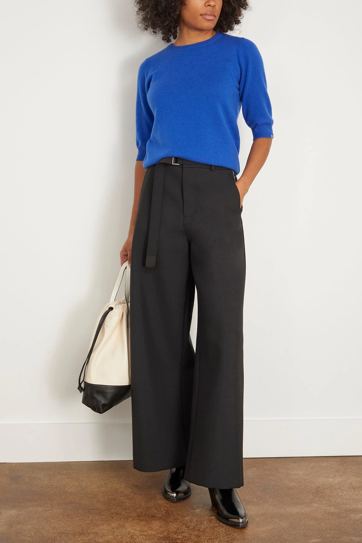 Well Sweater In Primary Blue 4 Well Sweater In Primary Blue - Image 2