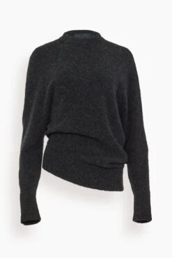 PROENZA SCHOULER Viscose Wool Sweater In Charcoal