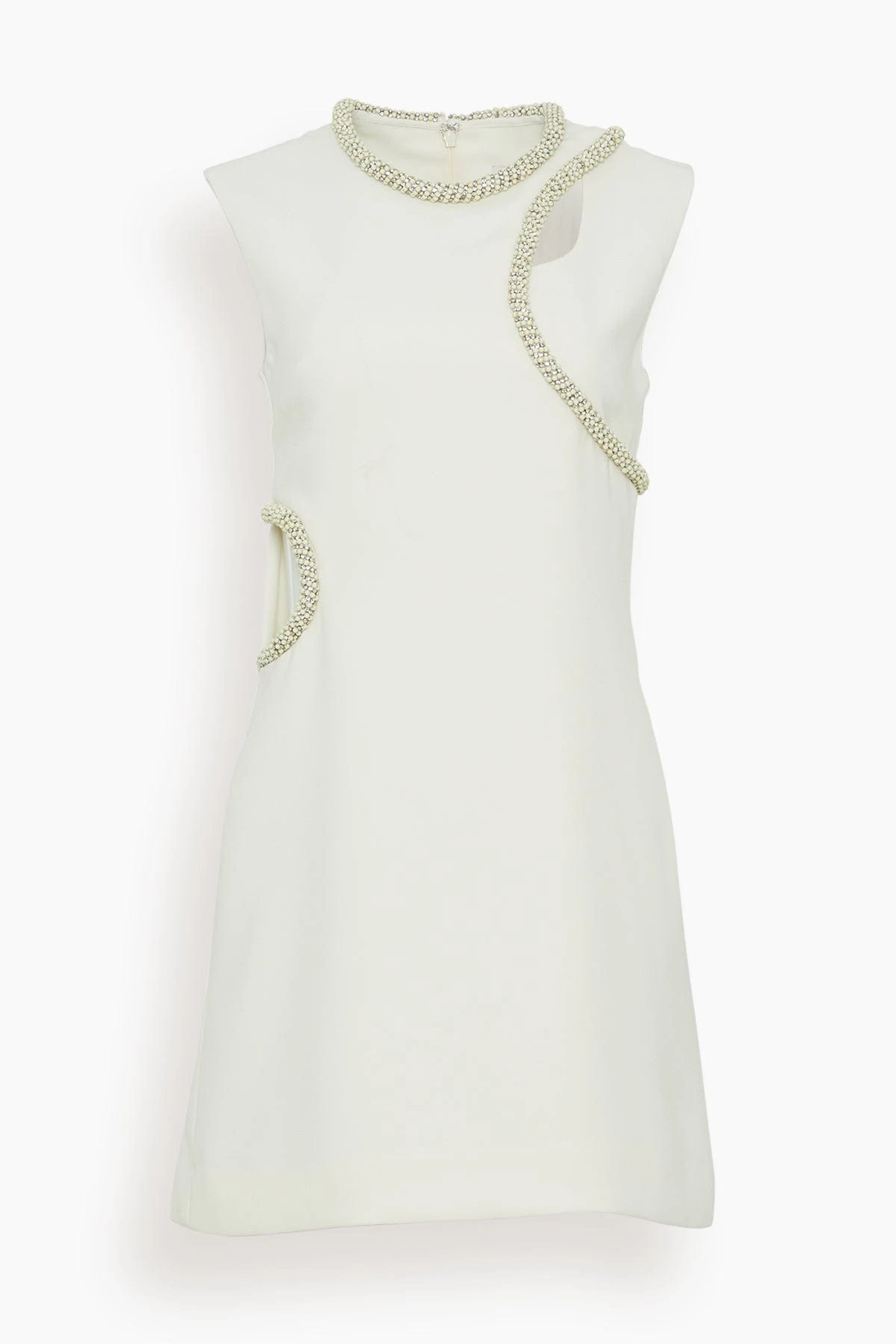 Kat Sleeveless Dress In Natural White 3 Kat Sleeveless Dress In Natural White
