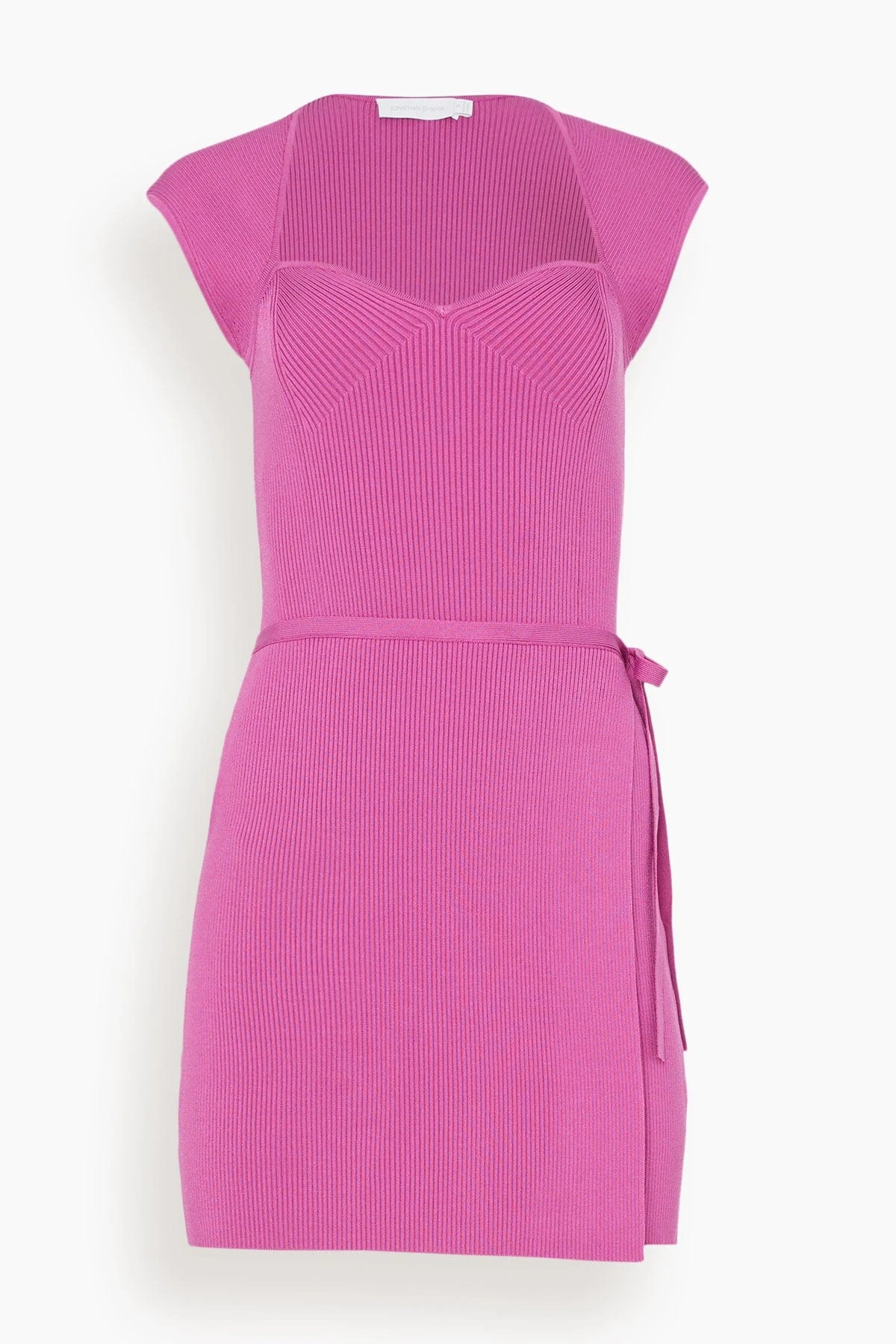 Covina Mini Wrap Dress In Opera Pink 3 Covina Mini Wrap Dress In Opera Pink