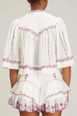 Juline Top In White -All Seasons Style isabel marant juline top in white 3