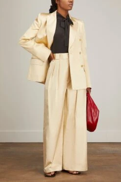 Nathan Jacket In Ecru 7 Nathan Jacket In Ecru -All Seasons Style khaite nathan jacket in ecru 1