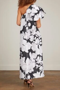 Mikaela Long Dress In White Orchid -All Seasons Style kika vargas mikaela long dress in white orchid 3