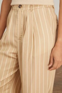 Edith Wide Leg Trouser In Camel Stripe 11 Edith Wide Leg Trouser In Camel Stripe -All Seasons Style kitri edith wide leg trouser in camel stripe 4 1