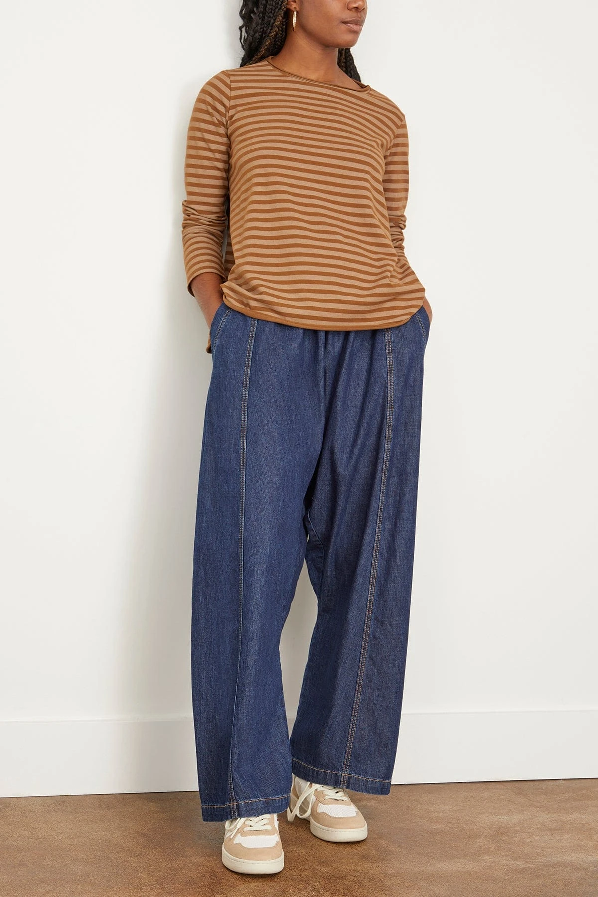 Maglia Jeppe Striped Dain In Cumino 4 Maglia Jeppe Striped Dain In Cumino - Image 2