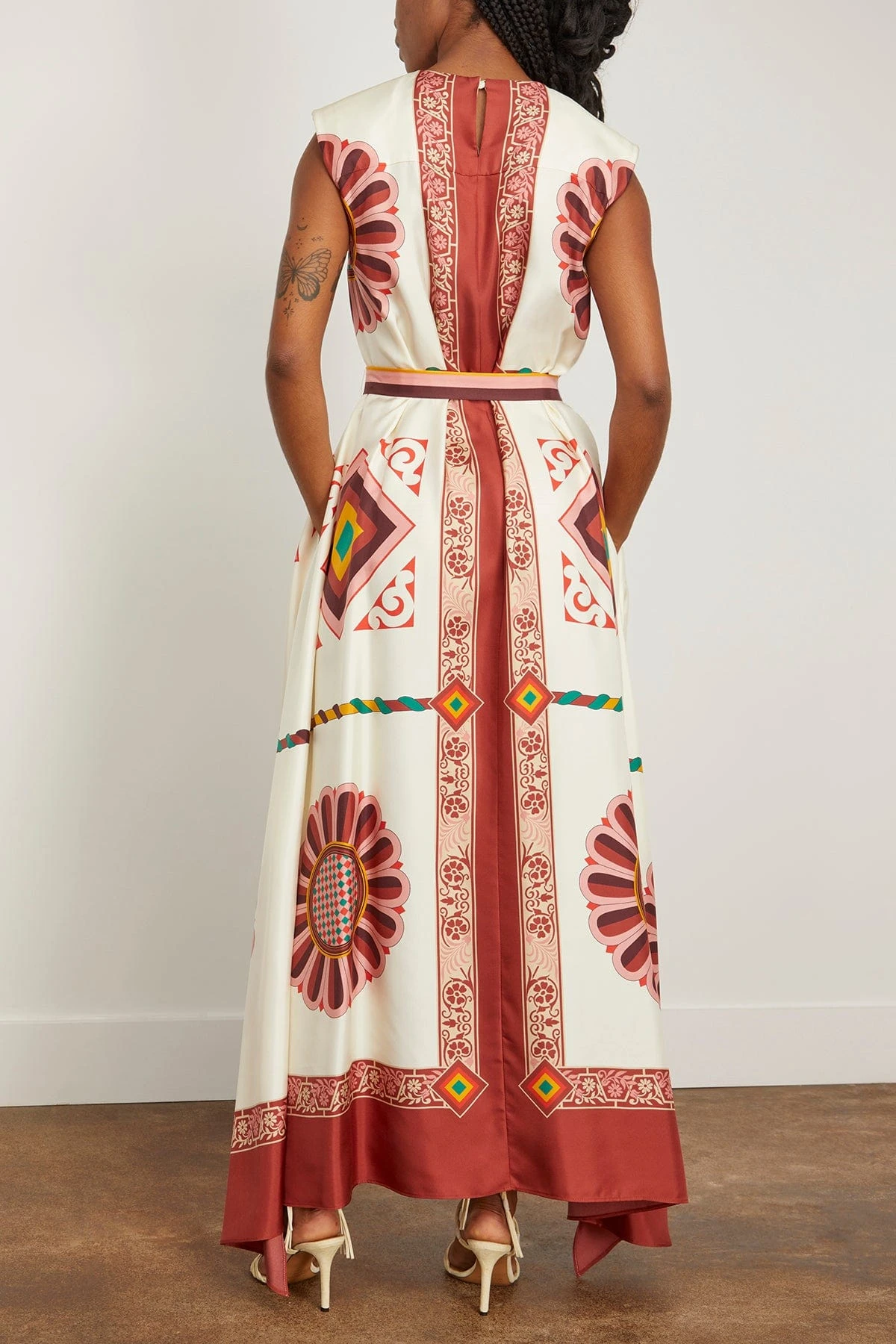 San Carlos Dress In Macro Tiles Placed 6 San Carlos Dress In Macro Tiles Placed - Image 4