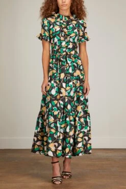 Long And Sassy Dress In Orchard -All Seasons Style ladoublej ladoublej long and sassy dress in orchard 2