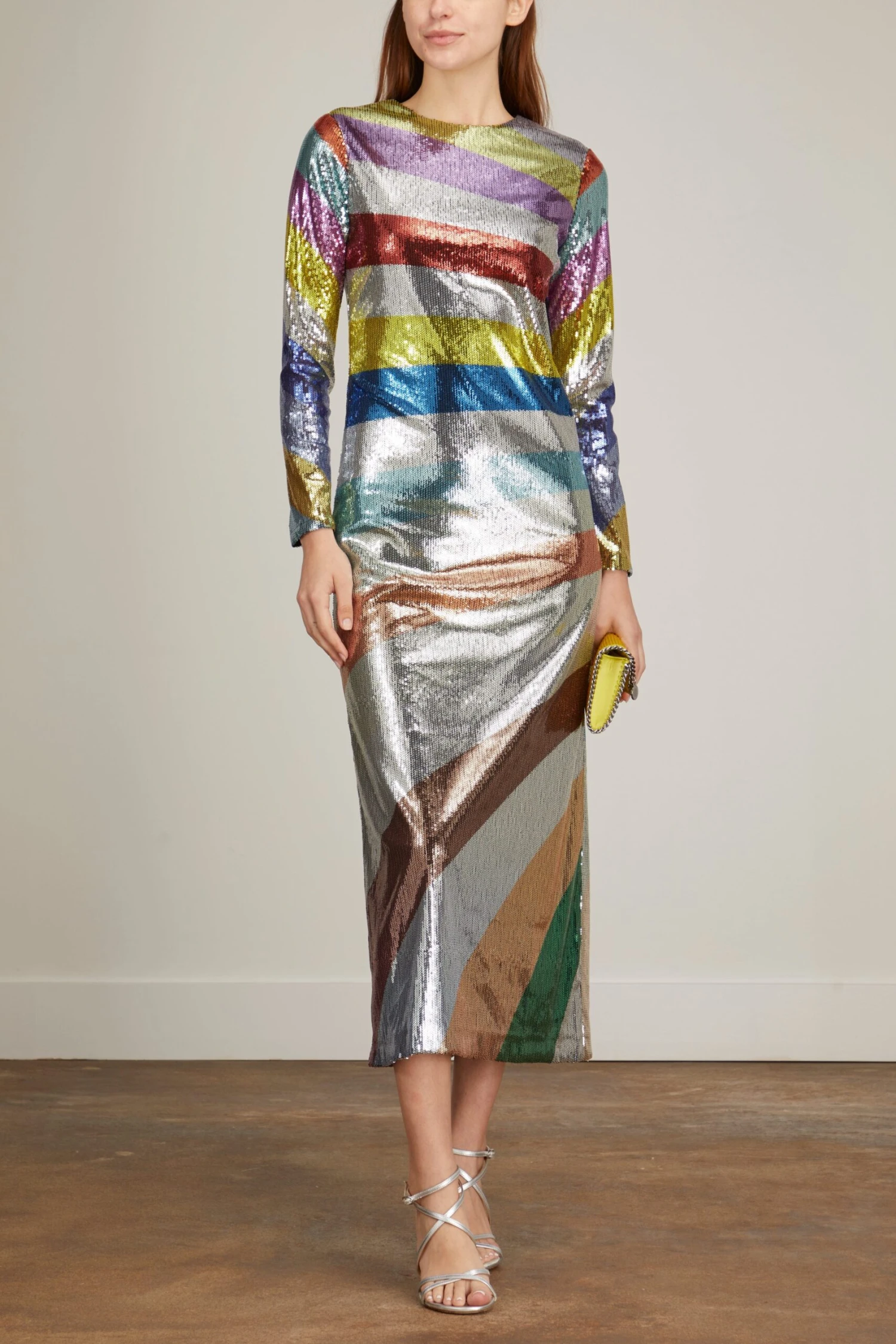 Supreme Swing Dress In Rainbow Sequins Placee 4 Supreme Swing Dress In Rainbow Sequins Placee - Image 2