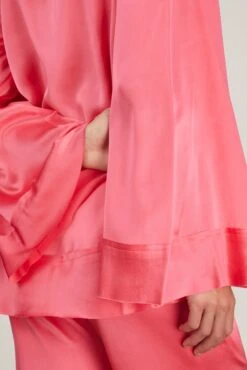 Stella Long Sleeve Blouse In Fuschia -All Seasons Style lee mathews stella long sleeve blouse in fuschia 4