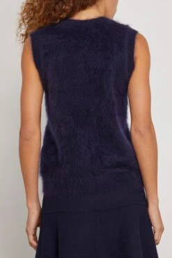 Ebby Vest In Navy Brushed 9 Ebby Vest In Navy Brushed -All Seasons Style lisayang EbbyVestinNavyBrushed 3