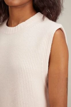 Hedda Vest In Soft Pink -All Seasons Style lisayang HeddaVestinSoftPink 4