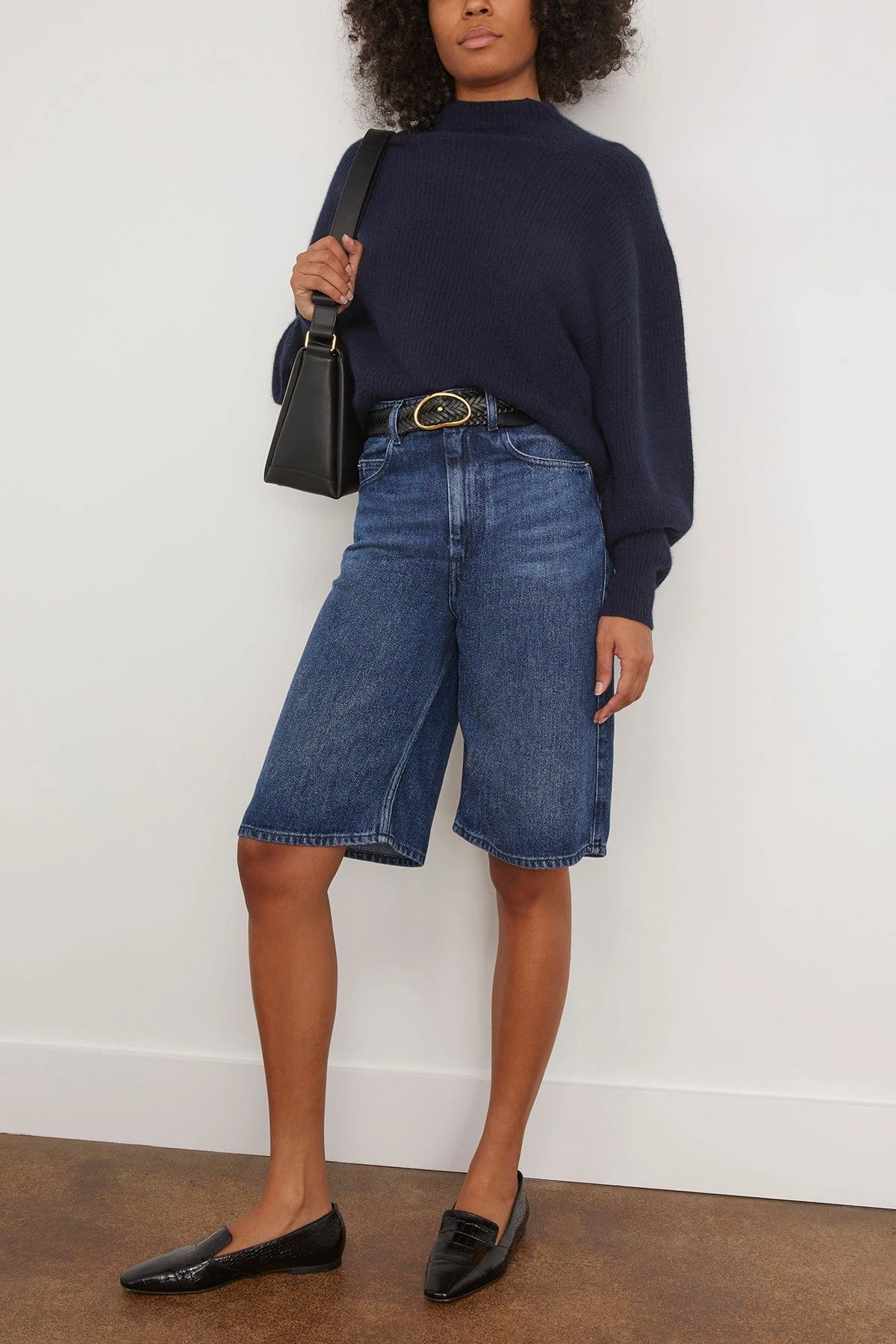 Safa Sweater In Navy 4 Safa Sweater In Navy - Image 2