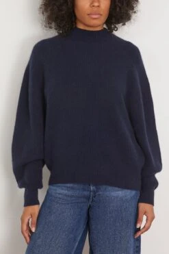 Safa Sweater In Navy 8 Safa Sweater In Navy -All Seasons Style loulou SafaSweaterinNavy 2