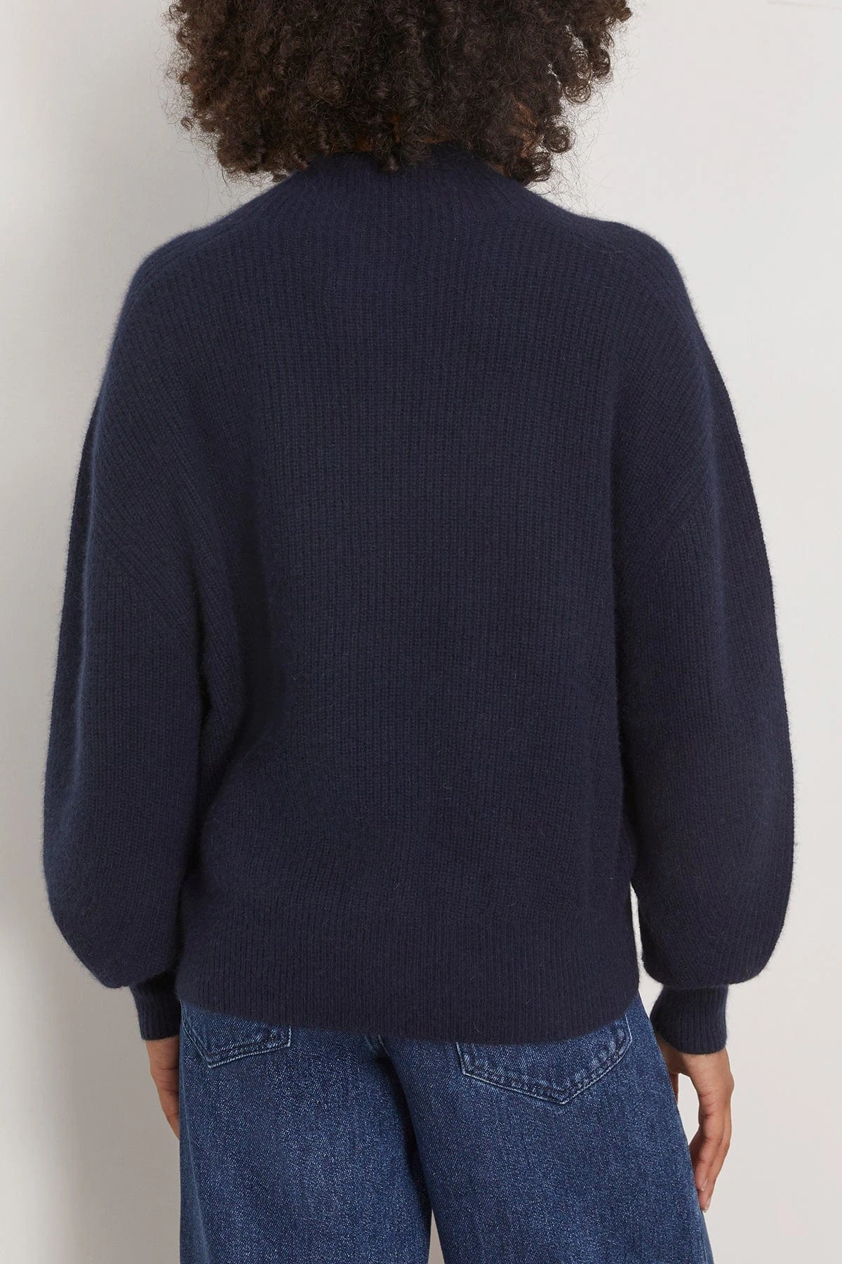 Safa Sweater In Navy 6 Safa Sweater In Navy - Image 4