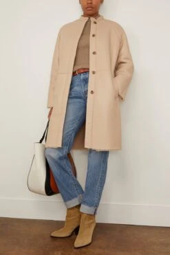 Front Page -All Seasons Style louloustudio AlabatShearlingJacketinVanilla 1