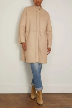 Alabat Shearling Jacket In Vanilla 8 Alabat Shearling Jacket In Vanilla -All Seasons Style louloustudio AlabatShearlingJacketinVanilla 2