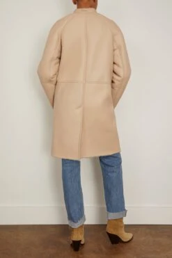 Alabat Shearling Jacket In Vanilla 9 Alabat Shearling Jacket In Vanilla -All Seasons Style louloustudio AlabatShearlingJacketinVanilla 3