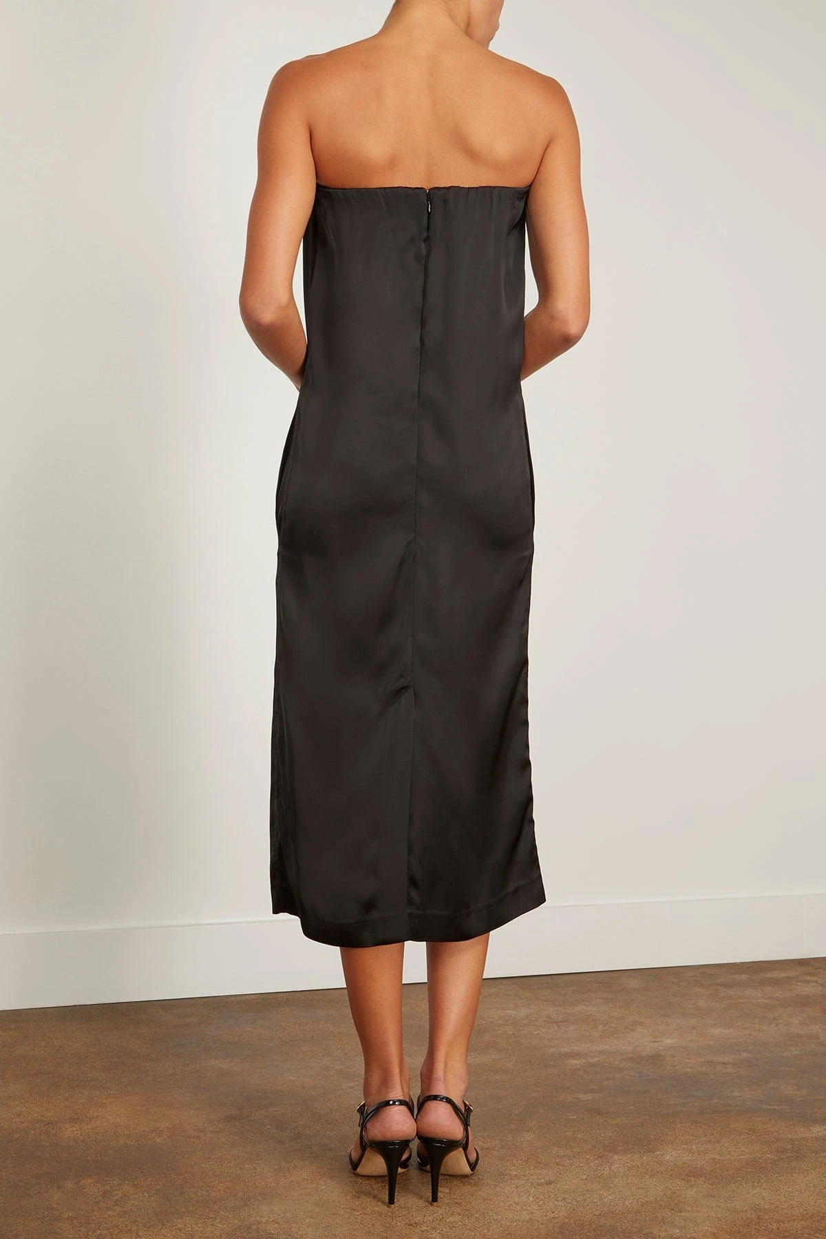 Siple Long Dress In Black 6 Siple Long Dress In Black - Image 4
