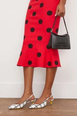 Marni Techno Knit Dots Sleeveless Dress In Tulip -All Seasons Style marni TechnoKnitDotsSleevelessDressinTulip 4