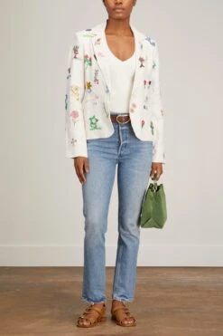 Hand Embroidered Linen Jacket In Off White 8 Hand Embroidered Linen Jacket In Off White -All Seasons Style mii hand embroidered linen jacket in off white 1