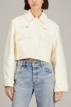Boxy Heavy Leather Jacket In White 9 Boxy Heavy Leather Jacket In White -All Seasons Style minuit BoxyHeavyLeatherJacketinWhite 2