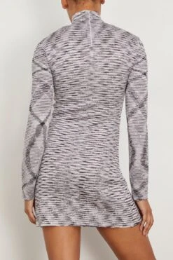 Missoni Short Dress In Lilac/White Sequins Spacedye -All Seasons Style missoni ShortDressinLilacWhiteSequinsSpacedye 3