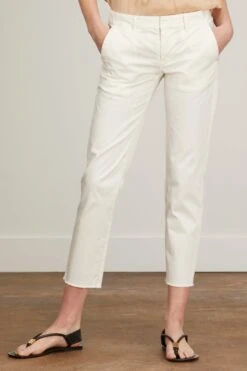 NILI LOTAN East Hampton Pant In Eggshell -All Seasons Style nili lotan east hampton pant in eggshell 2