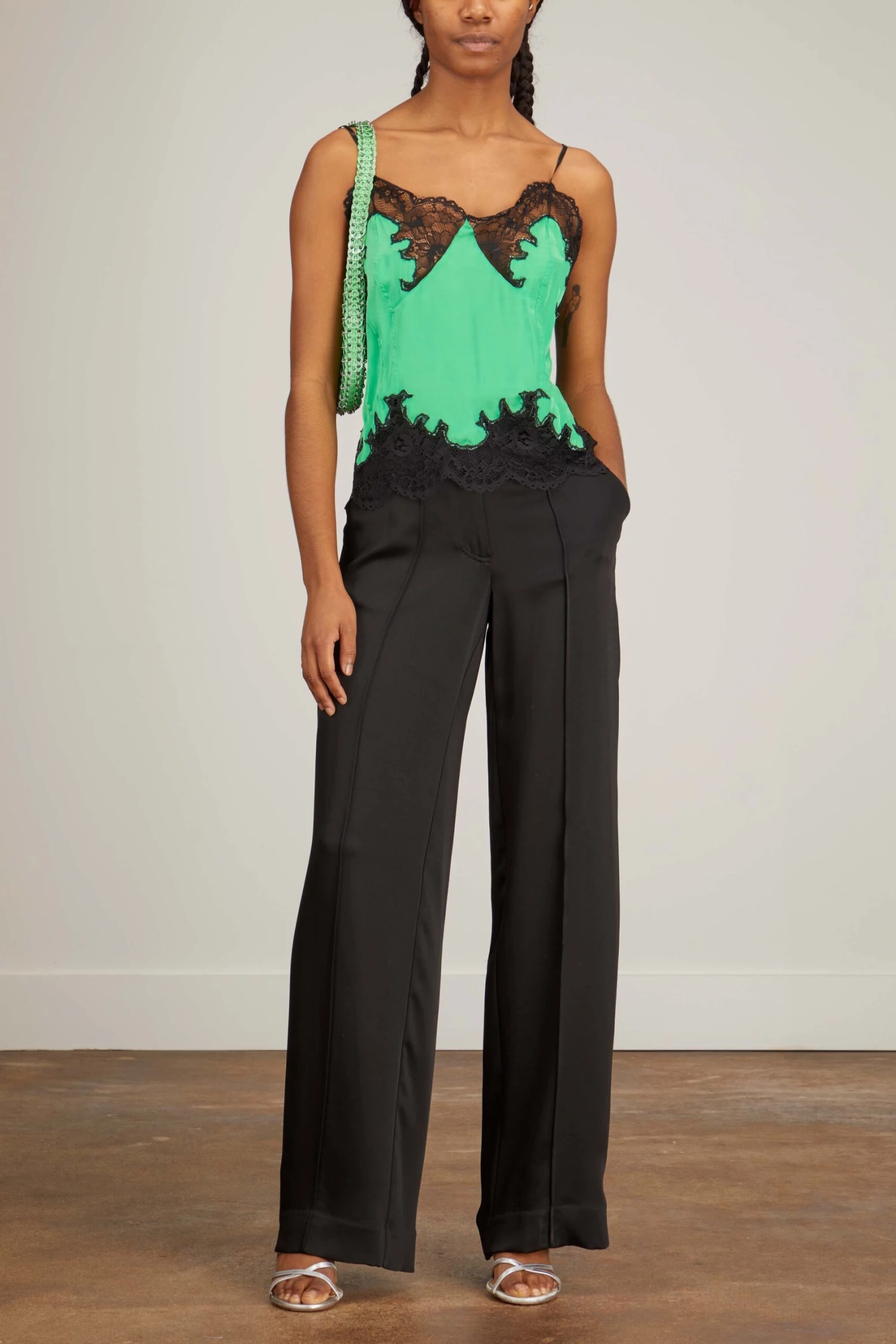 Paco Rabanne Tank Top In Bright Green 4 Paco Rabanne Tank Top In Bright Green - Image 2