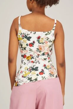 Paco Rabanne Tank Top In Ivory Rose Gard -All Seasons Style paco rabanne tank top in ivory rose gard 3