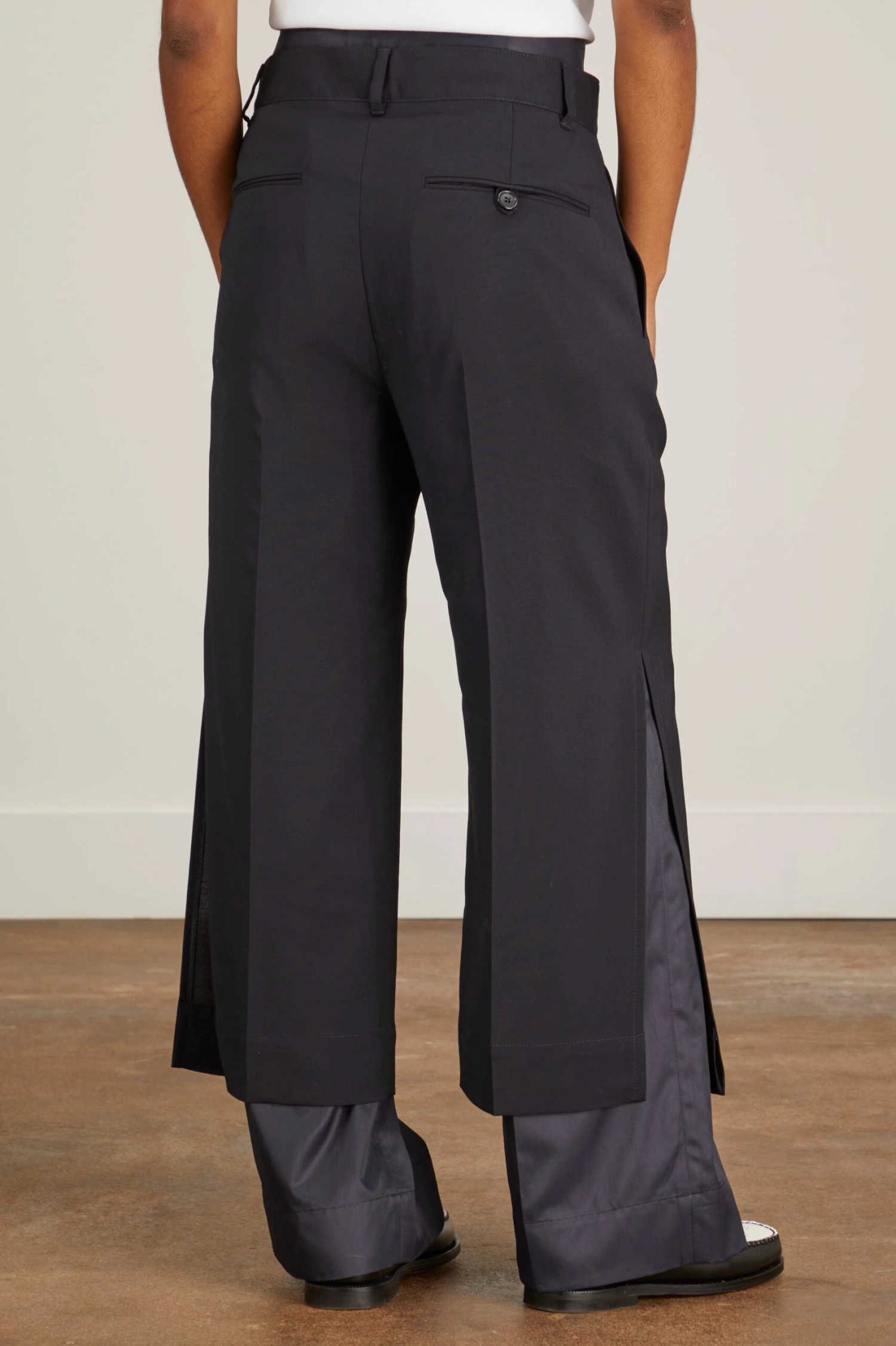 Trouser In Navy Black 6 Trouser In Navy Black - Image 4