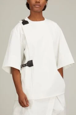 Short Sleeve Shirt In Chalk -All Seasons Style planc short sleeve shirt in chalk 2