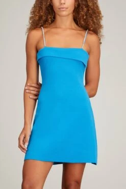 Silica Mini Dress In Blue 8 Silica Mini Dress In Blue -All Seasons Style rachel gilbert silica mini dress in blue 2