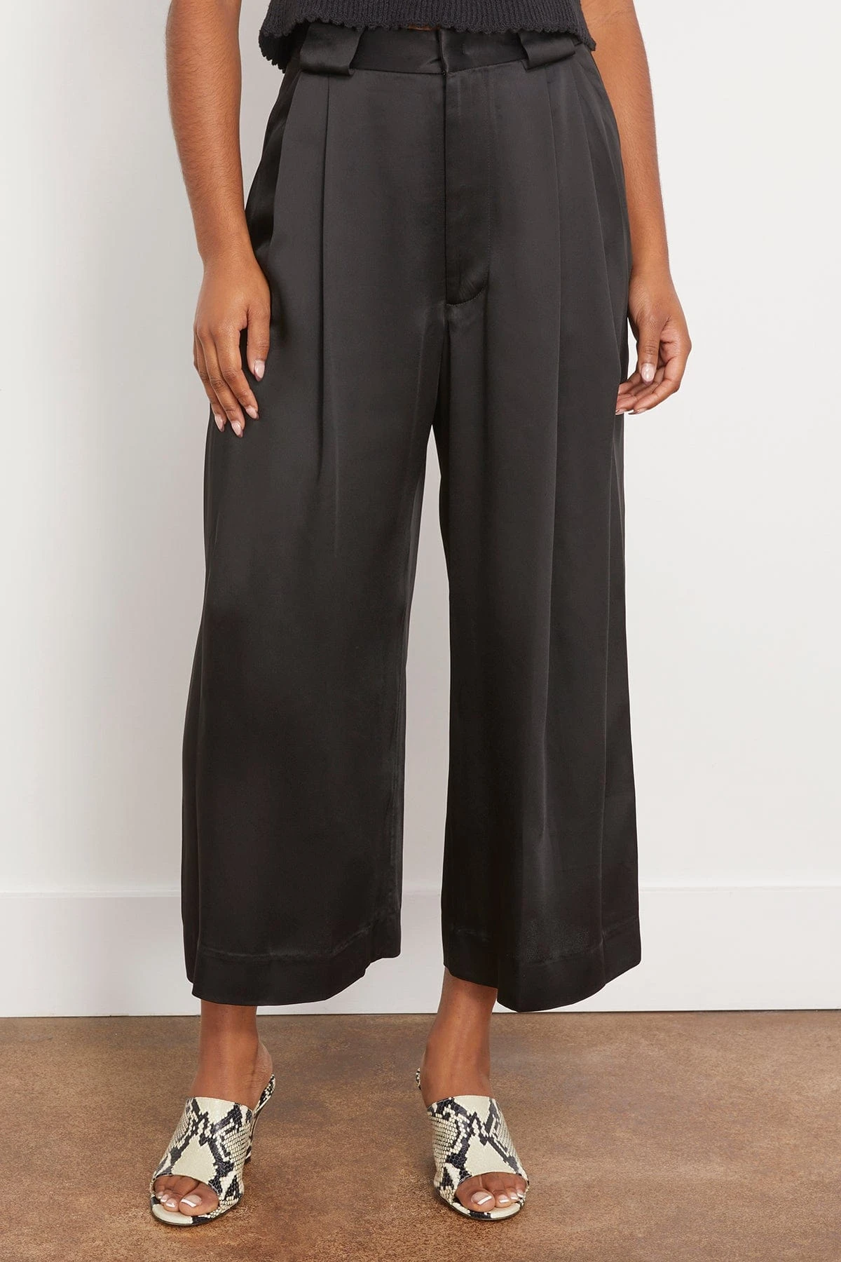 Wolcott Satin Pant In Black 5 Wolcott Satin Pant In Black - Image 3