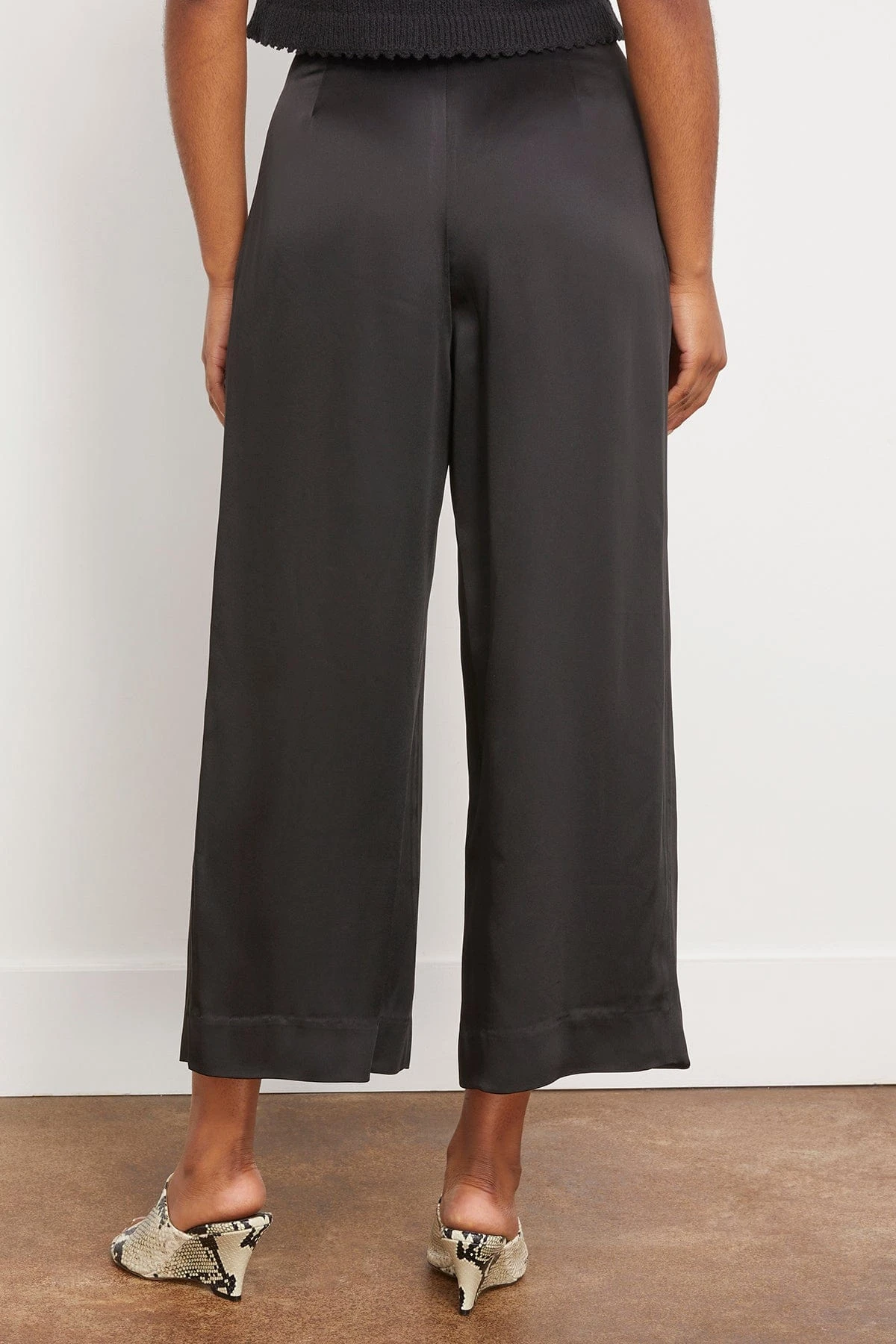 Wolcott Satin Pant In Black 6 Wolcott Satin Pant In Black - Image 4