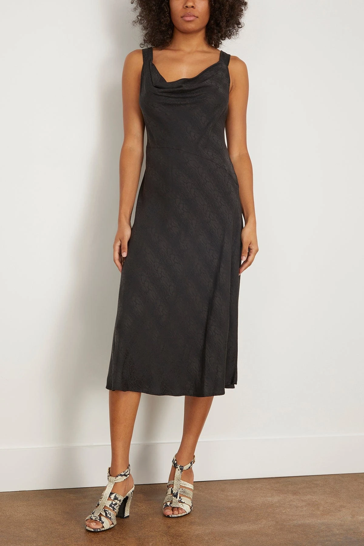 Linda Midi Dress In Black 5 Linda Midi Dress In Black - Image 3