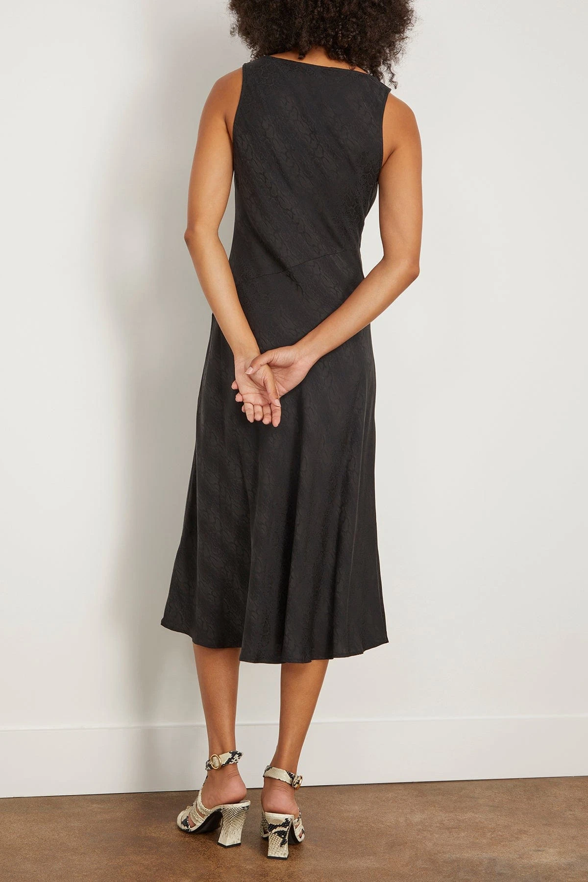 Linda Midi Dress In Black 6 Linda Midi Dress In Black - Image 4