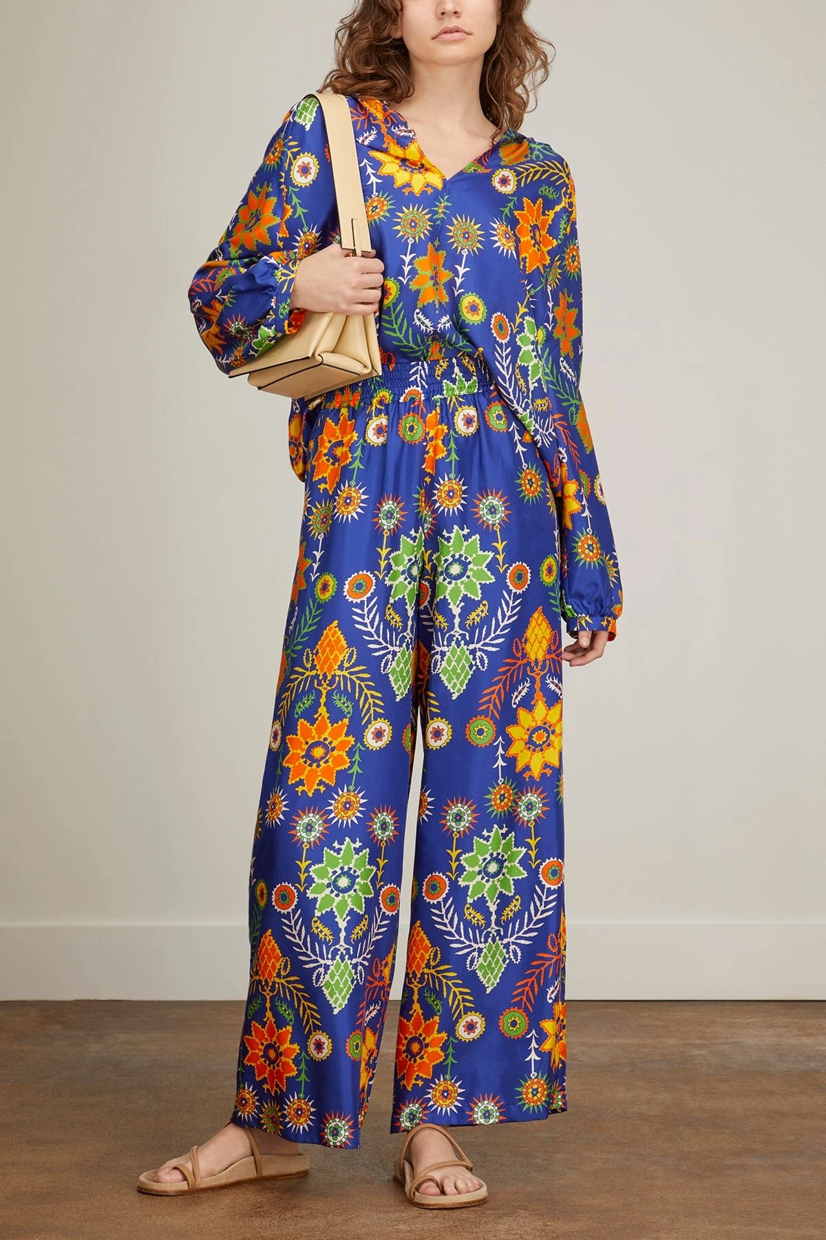 Melina Silk Pant In Ilios 4 Melina Silk Pant In Ilios - Image 2