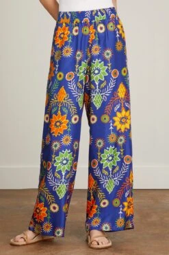 Melina Silk Pant In Ilios 8 Melina Silk Pant In Ilios -All Seasons Style rianna melina silk pant in ilios 2