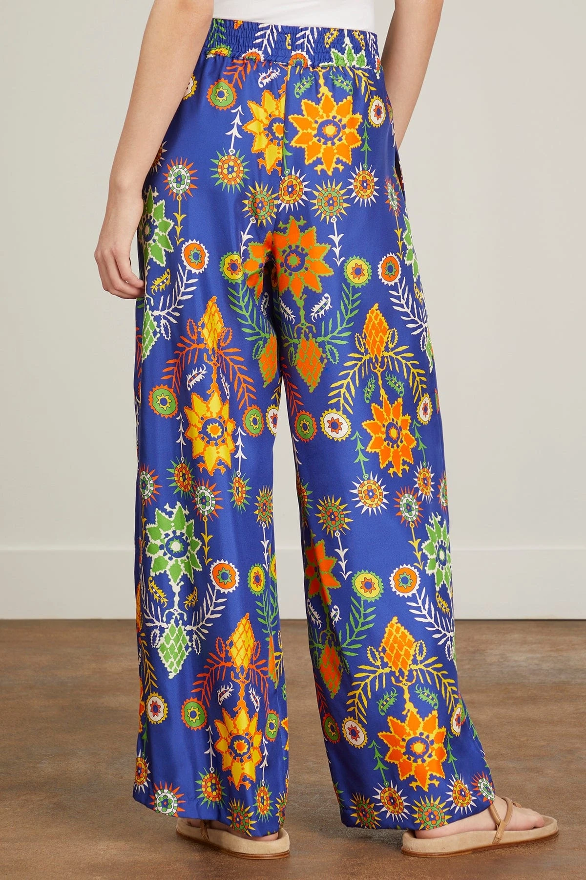 Melina Silk Pant In Ilios 6 Melina Silk Pant In Ilios - Image 4