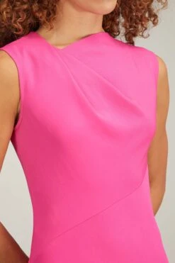 Stretch Cady Maxi Dress In Pink 11 Stretch Cady Maxi Dress In Pink -All Seasons Style roland mouret stretch cady maxi dress in pink 4 1